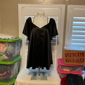 Listicle Black Satin Garment